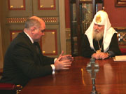 Святейший Патриарх встретился с заместителем министра иностранных дел РФ