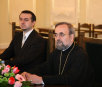 Встреча Святейшего Патриарха Кирилла с делегацией Богословского факультета Бухарестского университета