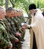 Патриаршее приветствие участникам IV учебно-методических сборов православного духовенства, окормляющего военнослужащих