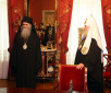 Встреча Святейшего Патриарха Алексия с митрополитом Черногорским Амфилохием