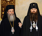 Группа паломников во главе с архиепископом Нижегородским Георгием совершает паломничество по Святой Земле