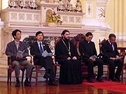 Гонконгское Православное Братство принимает участие в выставке крестов, открывшейся в католической семинарии Макао