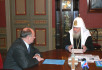 Встреча Святейшего Патриарха Алексия с губернатором Вологодской области