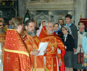 Архиепископ Корсунский Иннокентий совершил Божественную литургию у мощей апостола и евангелиста Марка в Венеции