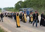Крестный ход Владивосток-Москва вступил в Благовещенскую епархию