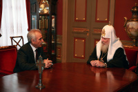 Святейший Патриарх Алексий встретился с депутатом Государственной Думы И.И. Саввиди