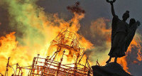Росохранкультура настаивает на воссоздании сгоревшего купола петербургского Троицкого собора в дереве