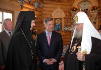 Посещение Святейшим Патриархом Свято-Троицкого Ново-Голутвина женского монастыря в Коломне