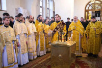 В Санкт-Петербургской духовной академии была совершена лития по всем жертвам дорожных аварий