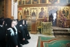 Патриаршее служение в Покровском монастыре в Хотькове и посещение детского приюта обители