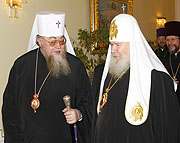 Святейший Патриарх Алексий встретился с митрополитом Варшавским и всея Польши Саввой
