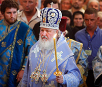 Предстоятель Русской Церкви совершил всенощное бдение в Успенской Почаевской лавре