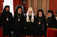 Святейший Патриарх Московский и всея Руси Кирилл принял делегацию Антиохийской Православной Церкви