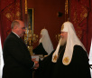 Встреча Святейшего Патриарха Алексия с заместителем министра иностранных дел РФ