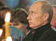 Президент Путин посетил Троице-Гледенский монастырь в окрестностях Великого Устюга