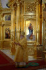 Визит Святейшего Патриарха в Серпухов (28.07.2005). Богослужение в кафедральном Никольском соборе.