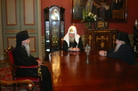 Святейший Патриарх Алексий встретился с архиепископом Берлинским и Германским Марком (РПЦЗ)