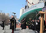 В Северодвинске освящена закладка атомной подводной лодки четвертого поколения 'Владимир Мономах'