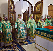 В Свято-Успенской Святогорской лавре состоялись первые торжества празднования памяти Собора Святогорских святых