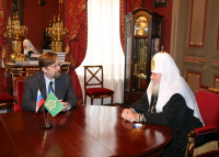 Святейший Патриарх Алексий принял новоназначенного посла Эстонии в России