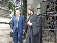 Мэр Москвы Ю. М. Лужков посетил венский Свято-Николаевский собор