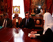 Патриаршее слово на встрече с президентом Лувра Анри Луареттом