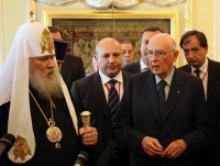 Святейший Патриарх Алексий встретился с президентом Италии Джорджо Наполитано