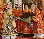 В праздник Светлого Христова Воскресения Святейший Патриарх Алексий совершил Великую вечерню