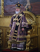 В Великий Четверг Святейший Патриарх Кирилл совершил Литургию в Богоявленском кафедральном соборе