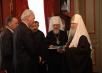Вручение Святейшему Патриарху премии &laquo;Национальное достояние 2006&raquo;