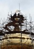 Освящение и установка креста на купол храма святого равноапостольного князя Владимира в Лиховом переулке