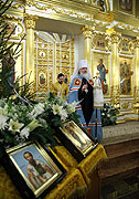 В день праздника Обрезания Господня Местоблюститель Патриаршего престола совершил Божественную литургию в Покровском женском монастыре