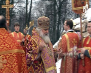 В день Собора Новомучеников и исповедников Российских в храме на Бутовском полигоне состоялось богослужение