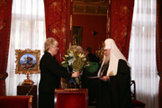 Святейший Патриарх Алексий принял посла Эстонской Республики в Российской Федерации госпожу Марину Кальюранд