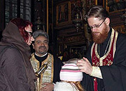 Члены русской православной общины в Венеции совершили молебен у десницы св. Василия Великого