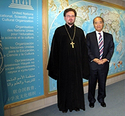Представитель Русской Православной Церкви встретился c руководством ЮНЕСКО