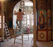 Реставраторы из Санкт-Петербурга завершили экспертные работы на Сергиевском подворье Императорского православного палестинского общества