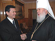 Кирсан Илюмжинов рассказал митрополиту Одесскому и Измаильскому Агафангелу о Православии в Калмыкии