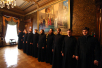 Поздравление Святейшим Патриархом Кириллом иподиаконов Его Святейшества