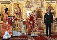 Президент Латвии посетил православное богослужение в день памяти первого латышского святого &mdash; священномученика Иоанна (Поммера)