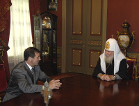 Встреча Святейшего Патриарха Алексия с губернатором Магаданской области