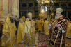 Визит Святейшего Патриарха Алексия в Вологду. Божественная литургия в Софийском соборе.