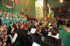 Праздничный концерт и поздравления Святейшего Патриарха в храме Христа Спасителя