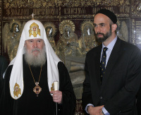 Встреча Святейшего Патриарха Алексия с принцем Гази Бен Мухаммадом Бен Талалом