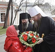 Блаженнейший Митрополит всей Америки и Канады Иона прибыл с визитом в Русскую Православную Церковь