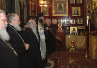 Заупокойная лития по новопреставленному митрополиту Симону (Новикову)