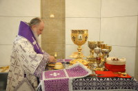 В Неделю Крестопоклонную Предстоятель Русской Церкви совершил Божественную литургию в кафедральном соборе Калининграда