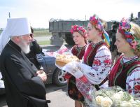 Митрополит Киевский Владимир совершил в Херсоне закладку храма во имя св. равноапостольного князя Владимира