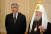 Встреча Святейшего Патриарха с Председателем Палаты депутатов парламента Италии П.Ф. Казини