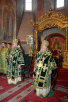Патриаршее богослужение в Троице-Сергиевой Лавре в день памяти преподобного Сергия